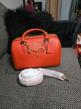 Load image into Gallery viewer, New Coach Medium Rowan Mandarin with chain
