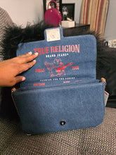 Load image into Gallery viewer, NWT denim True Religion Shoulder bag

