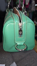 Load image into Gallery viewer, Preloved Green MCM shoulder bag
