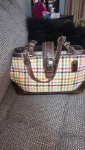 Load image into Gallery viewer, Preloved Coach tweed shoulder bag
