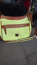 Load image into Gallery viewer, Preloved Dooney and Bourke shoulder bag. Keylime color
